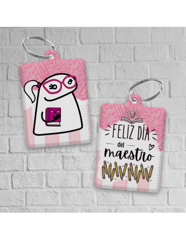 LLAVEROS RECTANGULAR DIA DEL MAESTRO...