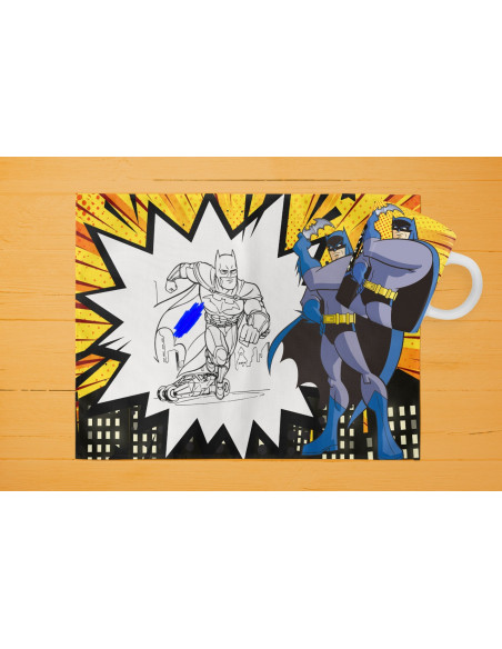 42 DISEÑOS DE INDIVIDUALES+ TAZA PARA PINTAR/COLOREAR