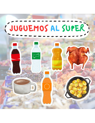 Juguemos al super - comidas y bebidas
