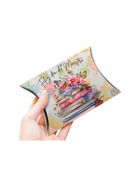 Cajita almohada día del maestro