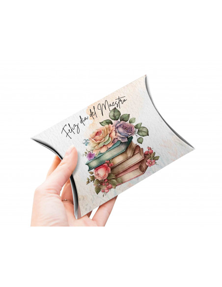 Cajita almohada día del maestro