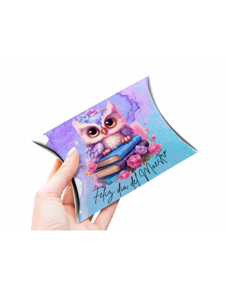 Cajita almohada día del maestro