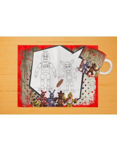 42 DISEÑOS DE INDIVIDUALES+ TAZA PARA...