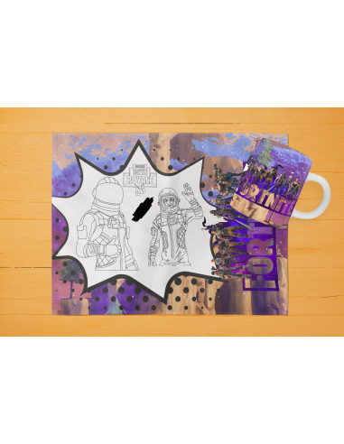 42 DISEÑOS DE INDIVIDUALES+ TAZA PARA...