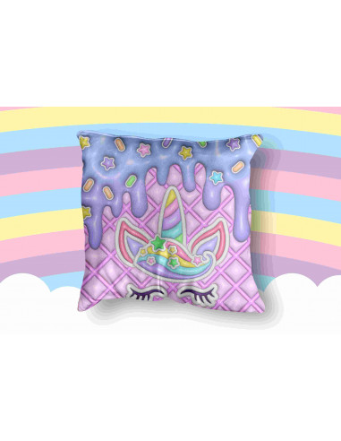 Taza Almohadón Unicornio 3D