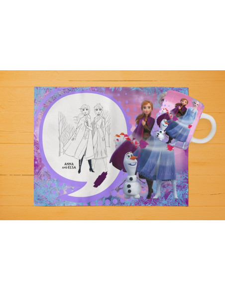 42 DISEÑOS DE INDIVIDUALES+ TAZA PARA PINTAR/COLOREAR