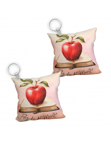 Llavero almohada día del maestro