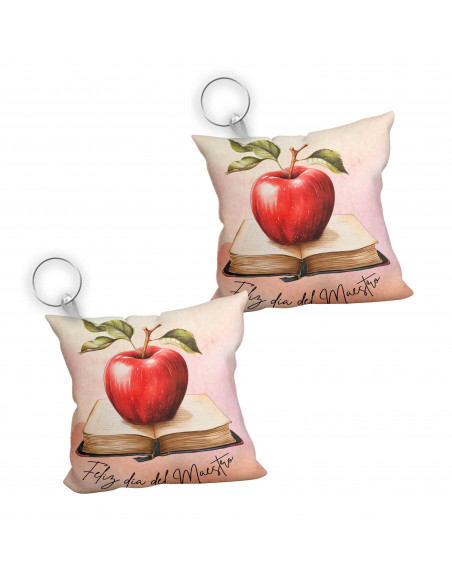 Llavero almohada día del maestro