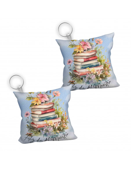 Llavero almohada día del maestro