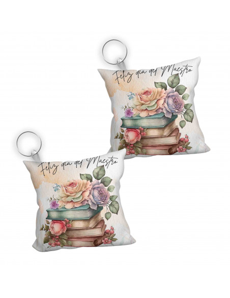 Llavero almohada día del maestro