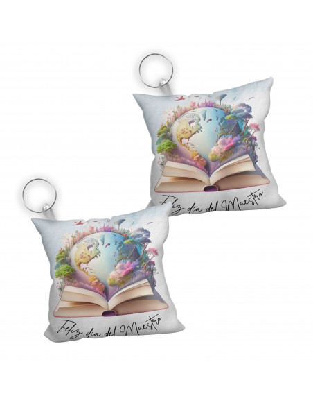 Llavero almohada día del maestro