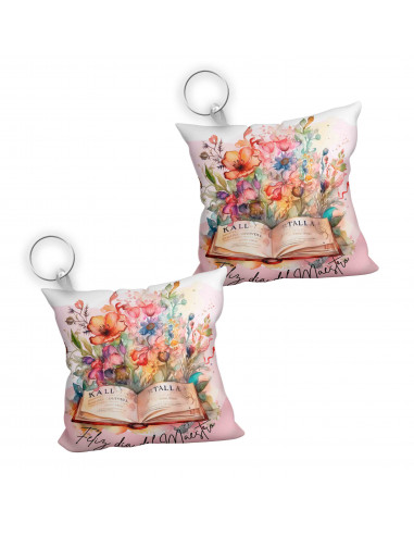 Llavero almohada día del maestro
