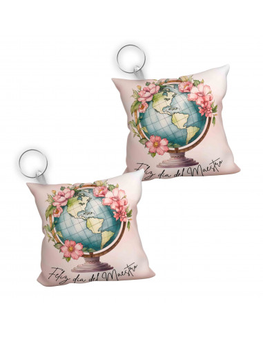 Llavero almohada día del maestro