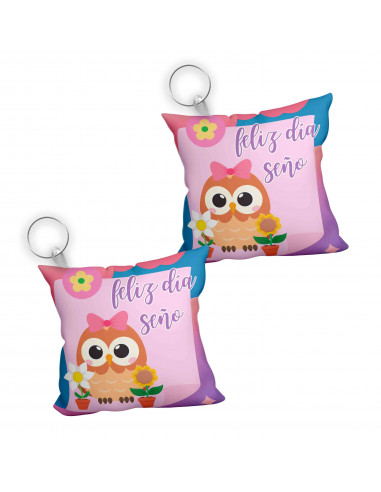 Llavero almohada día del maestro