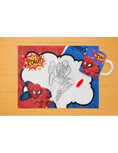 42 DISEÑOS DE INDIVIDUALES+ TAZA PARA PINTAR/COLOREAR