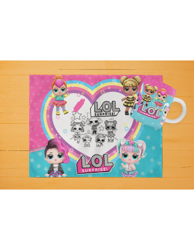 42 DISEÑOS DE INDIVIDUALES+ TAZA PARA...