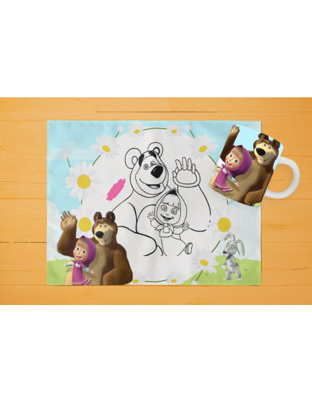 42 DISEÑOS DE INDIVIDUALES+ TAZA PARA PINTAR/COLOREAR