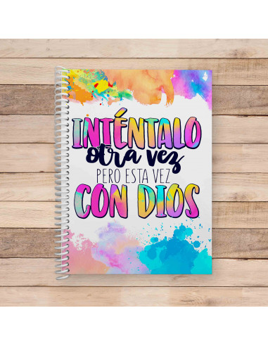 Anotador/cuaderno frases cristianas