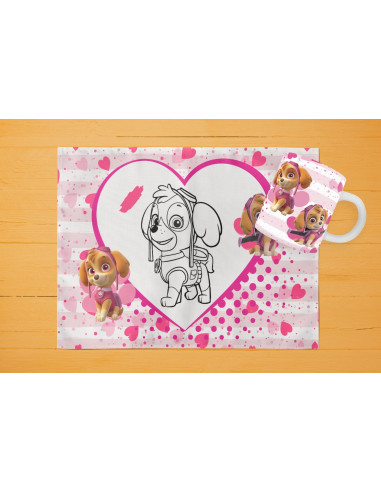 42 DISEÑOS DE INDIVIDUALES+ TAZA PARA...