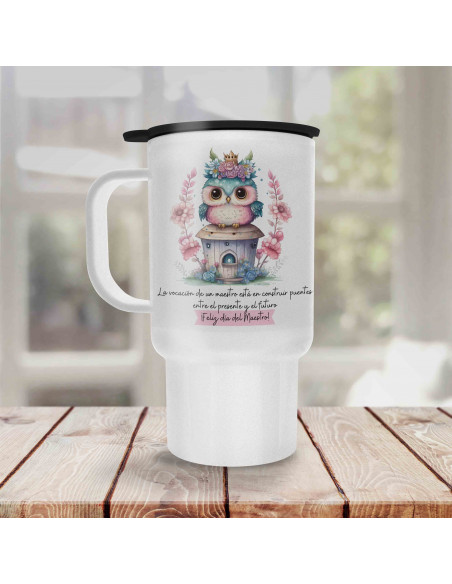 Tazas/Jarro día del Maestro Buhos