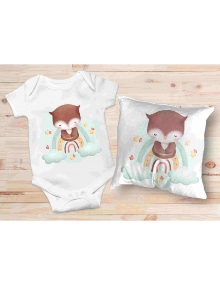 Body + Almohadon animalitos boho