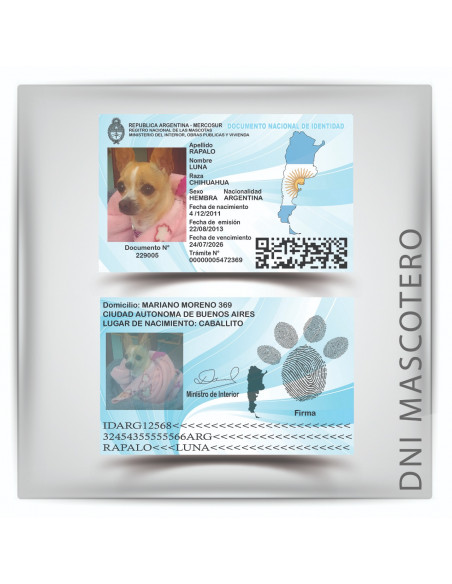 DNI MASCOTERO