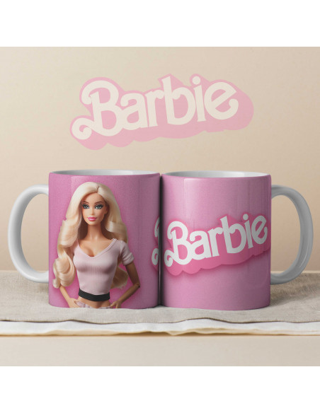 TAZAS BARBIE