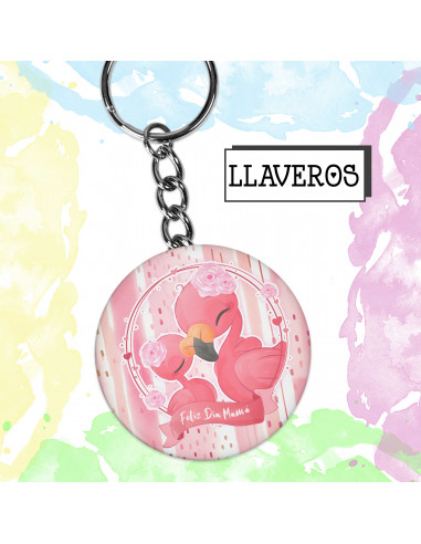 LLAVEROS REDONDOS DIA DE LA MADRE