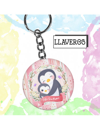 LLAVEROS REDONDOS DIA DE LA MADRE