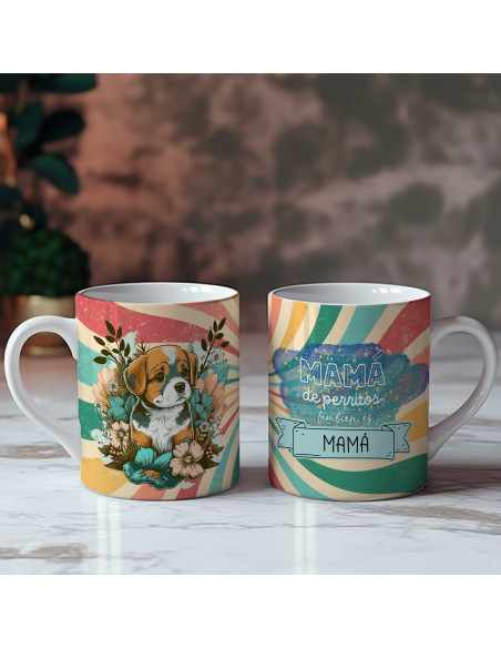 TAZAS MAMÁ PERRROS Y GATOS