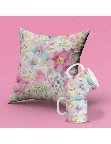 PRIMAVERA | DISEÑOS TAZA Y ALMOHADONES