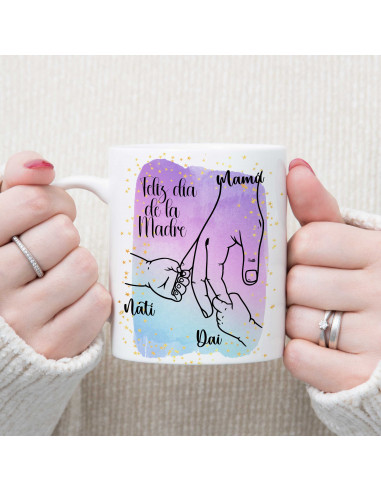 TAZAS MANOS MAMÁ