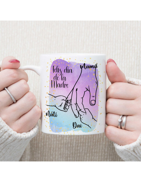 TAZAS MANOS MAMÁ