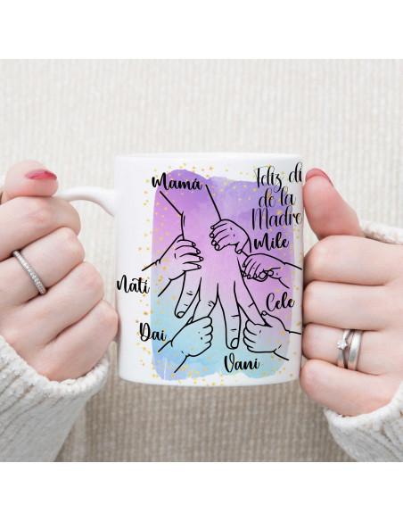 TAZAS MANOS MAMÁ