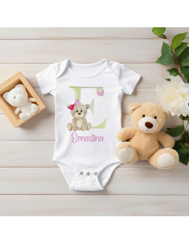BODY INICIALES BEBE NENA BODY INICIALES BEBE NENA