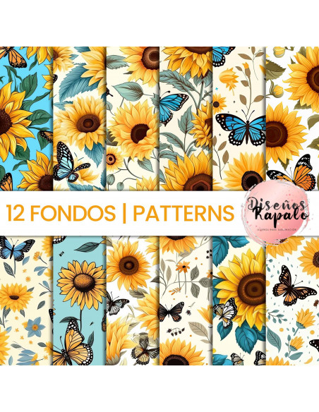 copy of FONDOS | PATTERNS FLORES ROSAS Y CELESTES