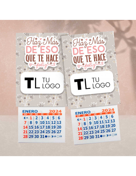 Cartones para calendario mignon 2024 FRASES MOTIVACIONALES