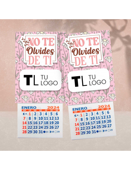 Cartones para calendario mignon 2024 FRASES MOTIVACIONALES