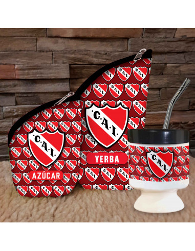 SET MATE CHAU LATA FUTBOL BOCA RIVER... SET MATE CHAU LATA FUTBOL BOCA RIVER...