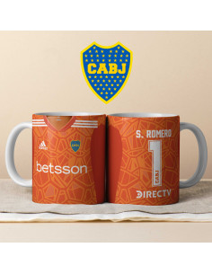 TAZA CAMISETA BOCA JUNIORS...