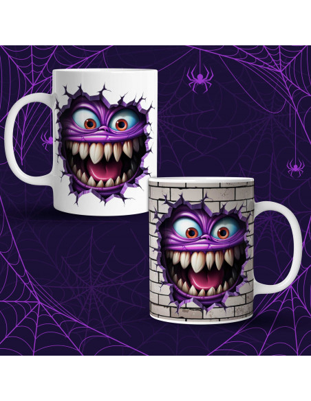 TAZAS 3D HALLOWEEN