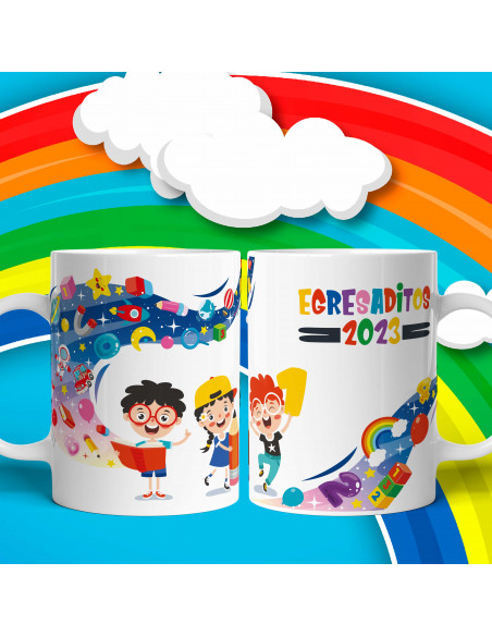 Tazas Egresaditos 2023 pack 2