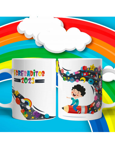 Tazas Egresaditos 2023 pack 2