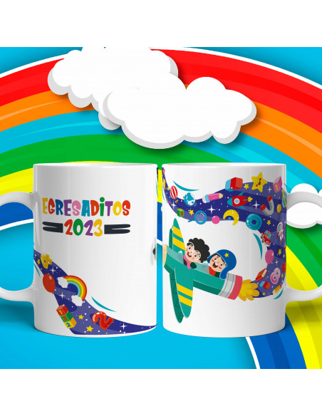 Tazas Egresaditos 2023 pack 2