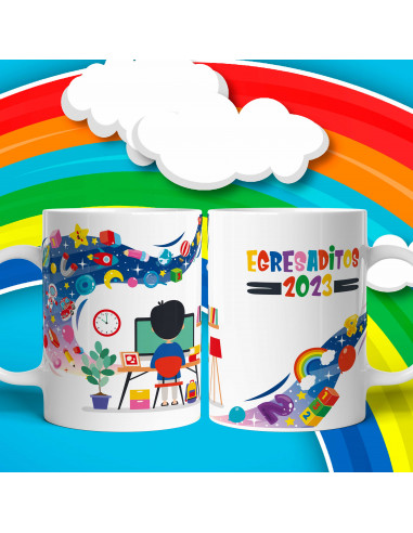 Tazas Egresaditos 2023 pack 2