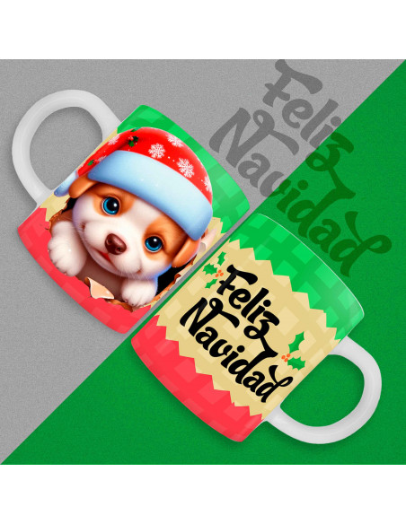 TAZAS 3D NAVIDAD