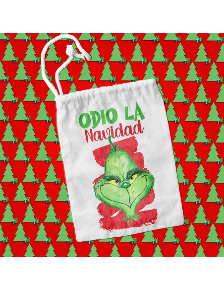 BOLSITAS GRINCH ODIO LA NAVIDAD