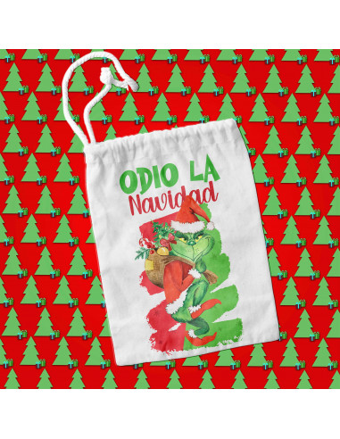 BOLSITAS GRINCH ODIO LA NAVIDAD