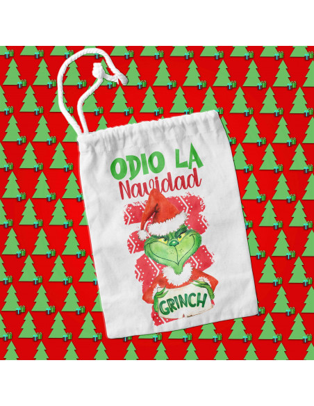 BOLSITAS GRINCH ODIO LA NAVIDAD
