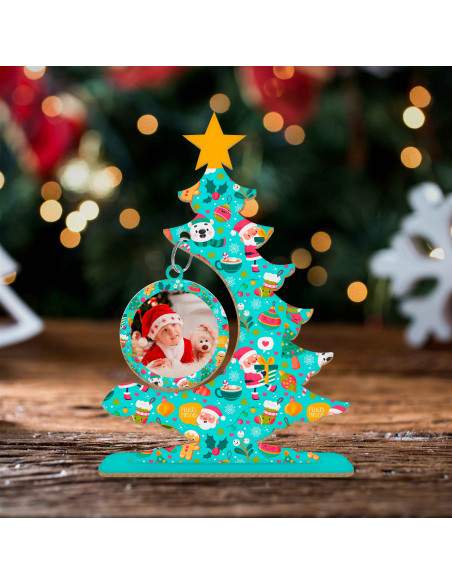 ARBOLITOS NAVIDAD FOTO BEBE